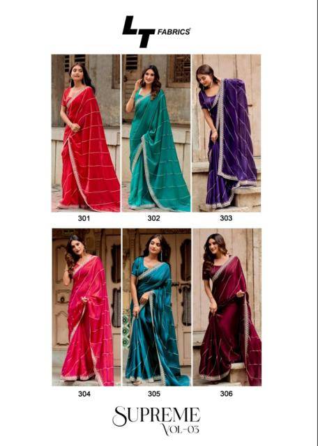 Shorya Lt fashion supreme vol 3 Saree suppliers in Surat