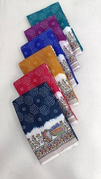 Vihaan pihuu print Wholesale saree manufacturers