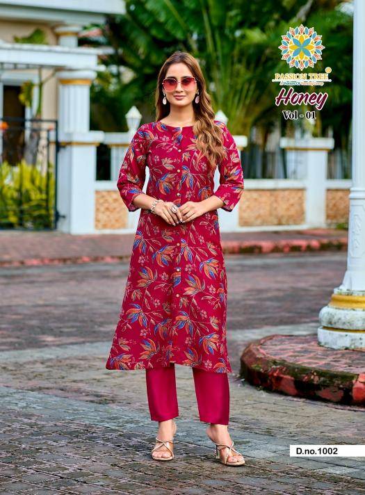 Passion tree honey vol 1 Kurti wholesale suppliers
