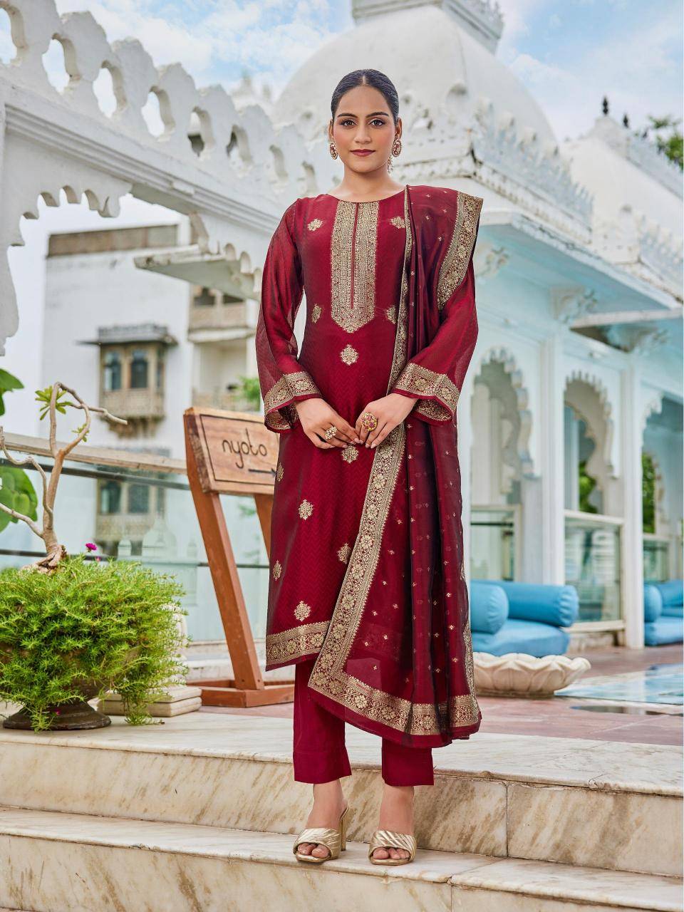 Ibiza malhar Surat textile dress materials wholesale