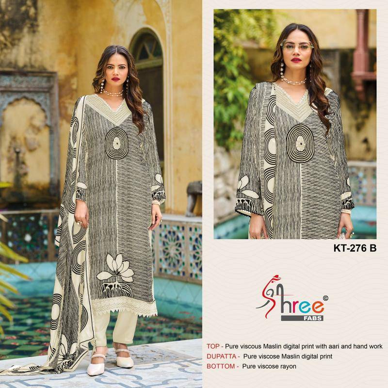Shree fab KT 276 Wholesale Dress materials dealer