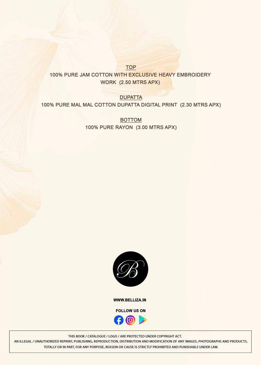 Belliza zarqash vol 9 Wholesale Dress materials market