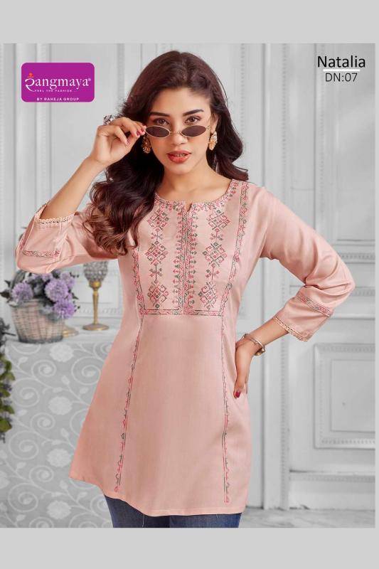 Rangmaya natalia Designer Kurtis in bulk