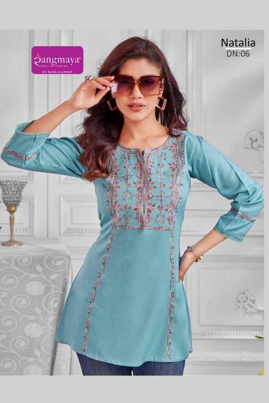 Rangmaya natalia Designer Kurtis in bulk