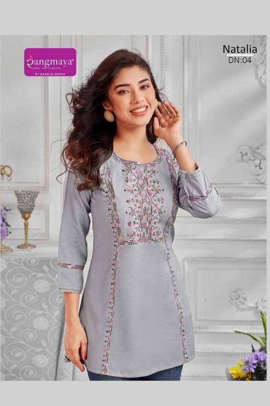Rangmaya natalia Designer Kurtis in bulk