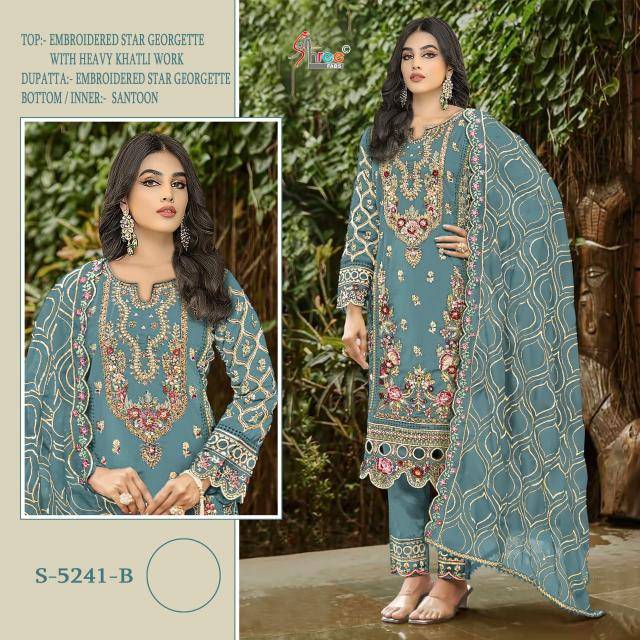 Shree fabs S-5241- colour Surat textile market wholesale Salwar Kameez