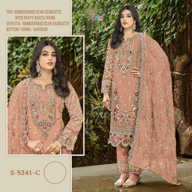 Shree fabs S-5241- colour Surat textile market wholesale Salwar Kameez