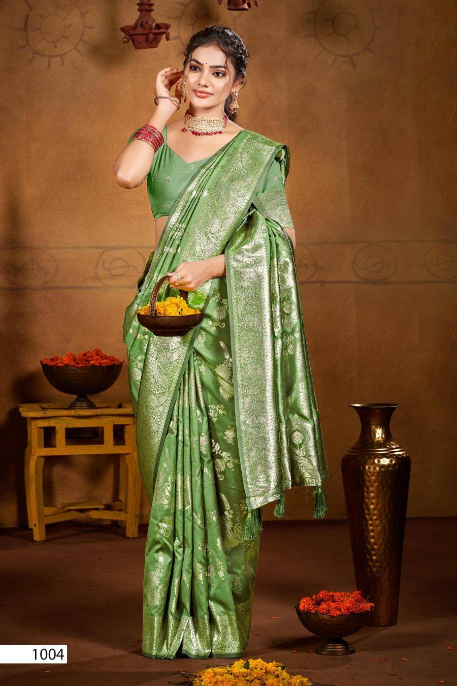 Saroj gauri nandan silk vol 3 Saree suppliers in Mumbai