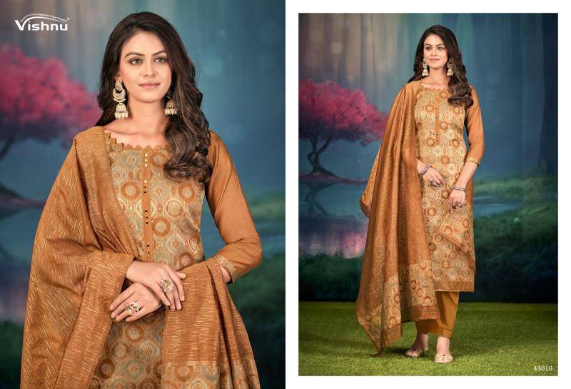 Vishnu jamdani dress material wholesale with price