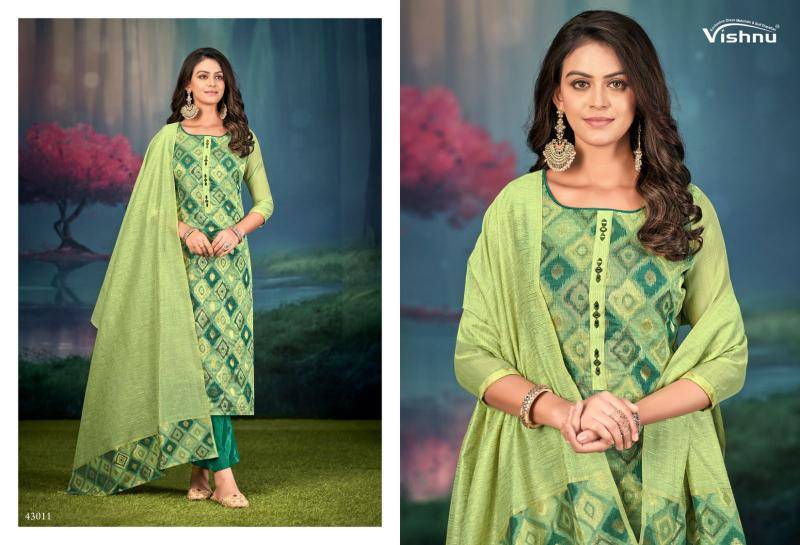 Vishnu jamdani dress material wholesale with price