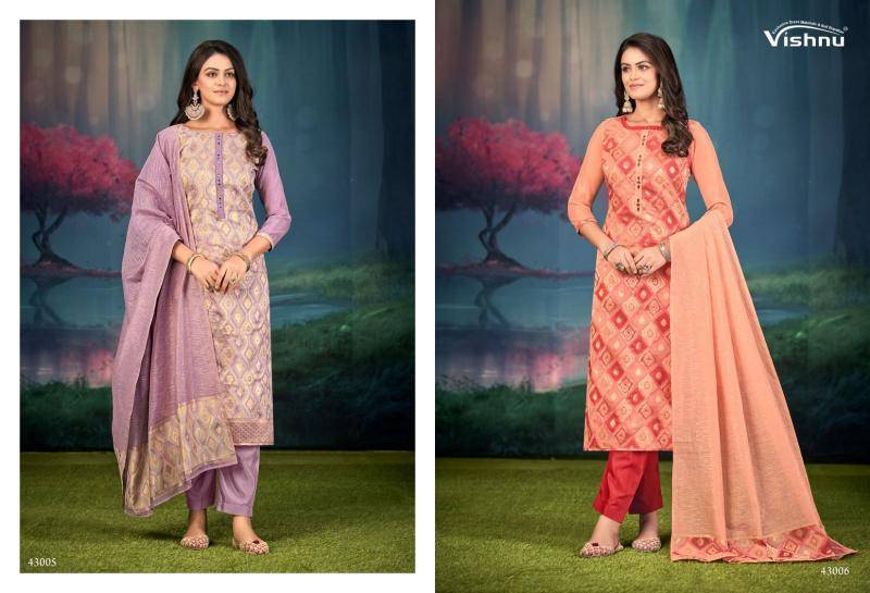 Vishnu jamdani dress material wholesale with price