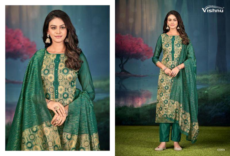 Vishnu jamdani dress material wholesale with price