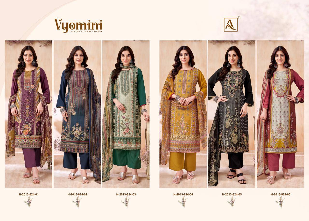 Alok suit vyomini indian wholesale dress market