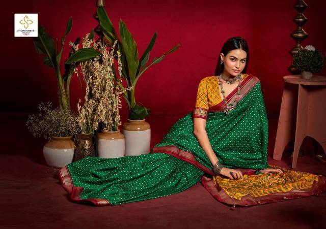 Shorya shristi butty print biggest saree wholesaler in india