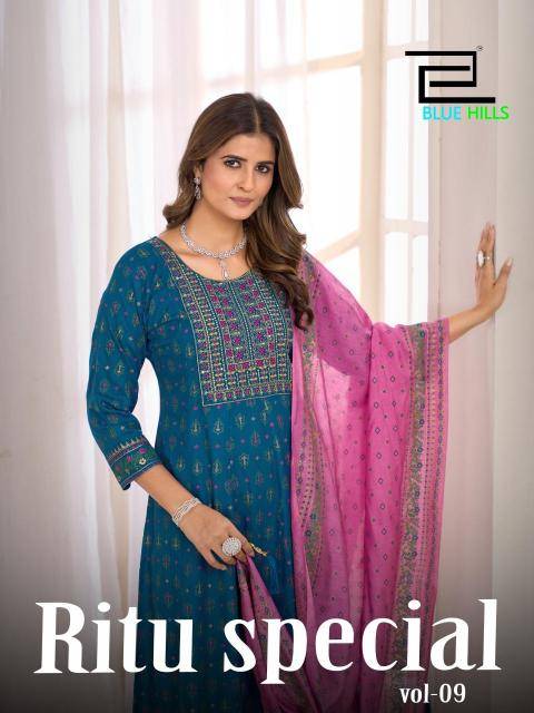 Blue hills ritu special vol 9 kurti wholesale bd