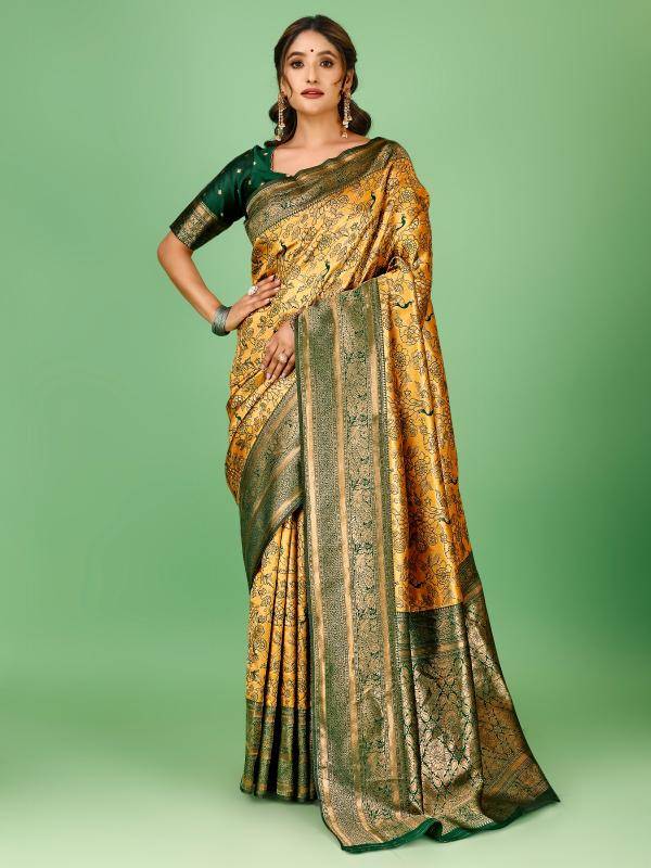 Triveni banarasi silk best wholesale saree manufacturers in india
