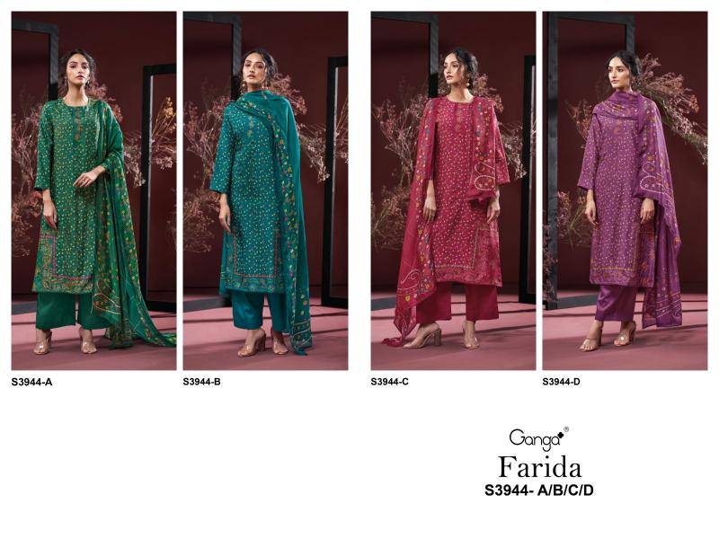 Ganga farida 3944 wholesale dress material in mumbai with price near me
