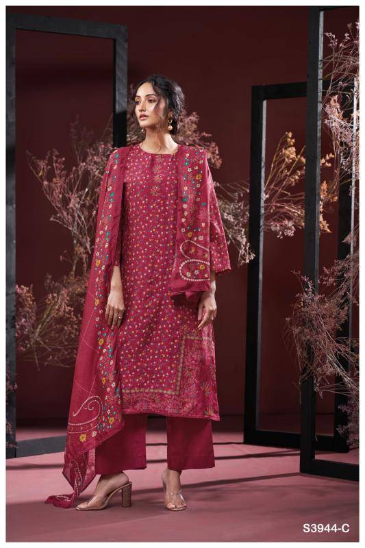 Ganga farida 3944 wholesale dress material in mumbai with price near me