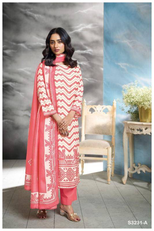 Ganga carmen 3231 wholesale dress material suppliers in mumbai