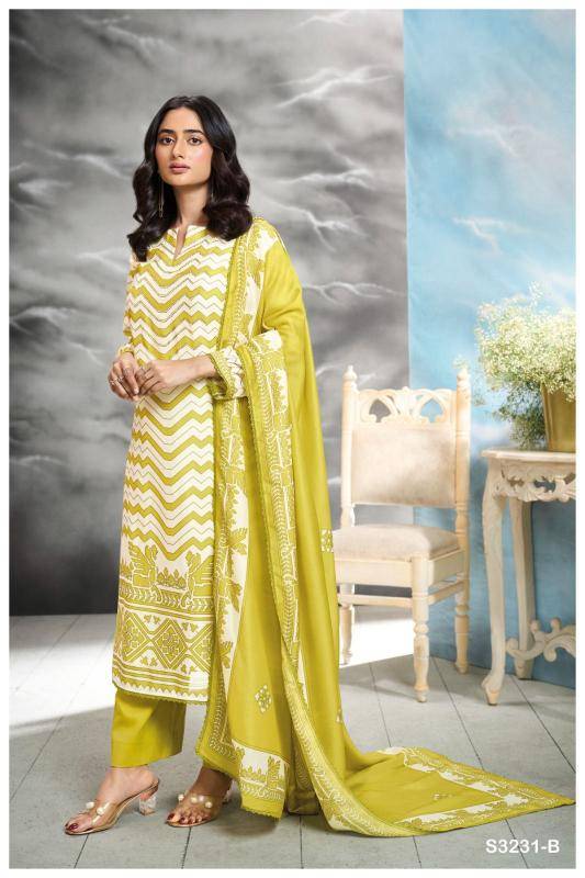 Ganga carmen 3231 wholesale dress material suppliers in mumbai