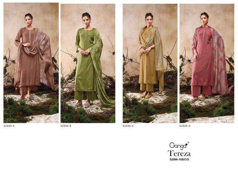 Ganga tereza 2896 wholesale dress material in mumbai