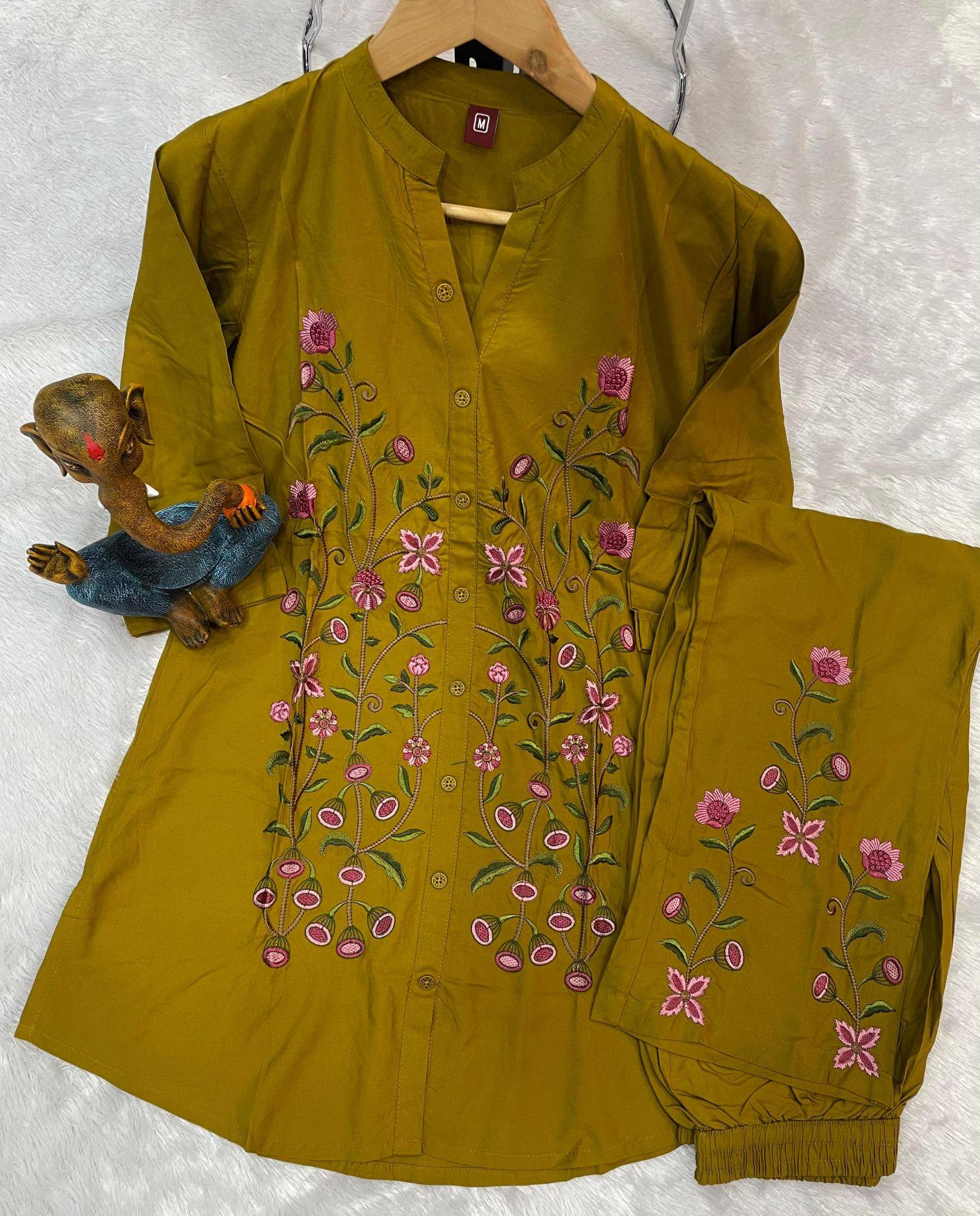 Diva 127 rayon coord set kurti wholesale market in delhi