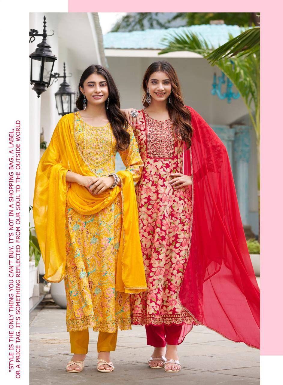 Radhika lifestyle anarkali vol 7 best wholesale kurti market in delhi