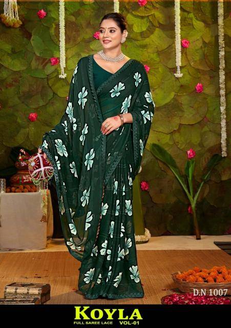 Shorya koyla printed wholesale sarees online india