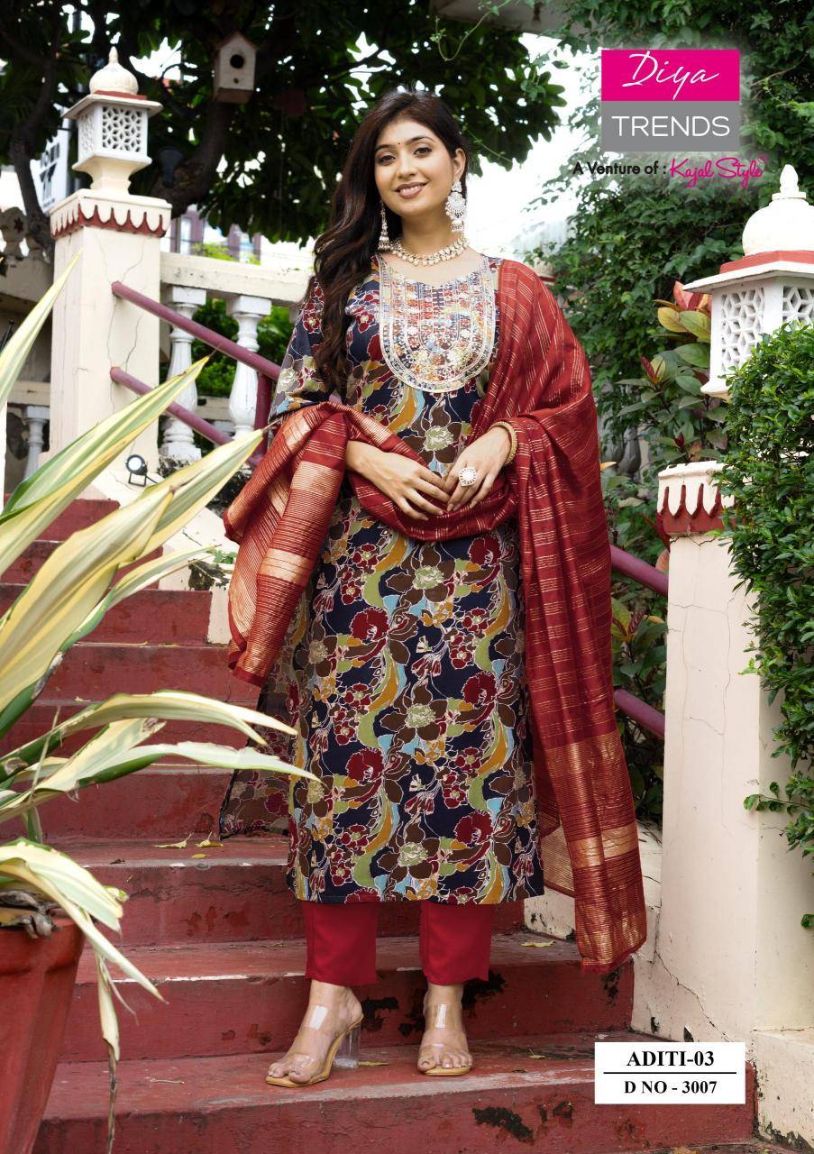 Diya trends aditi vol 3 wholesale kurti manufacturers in delhi