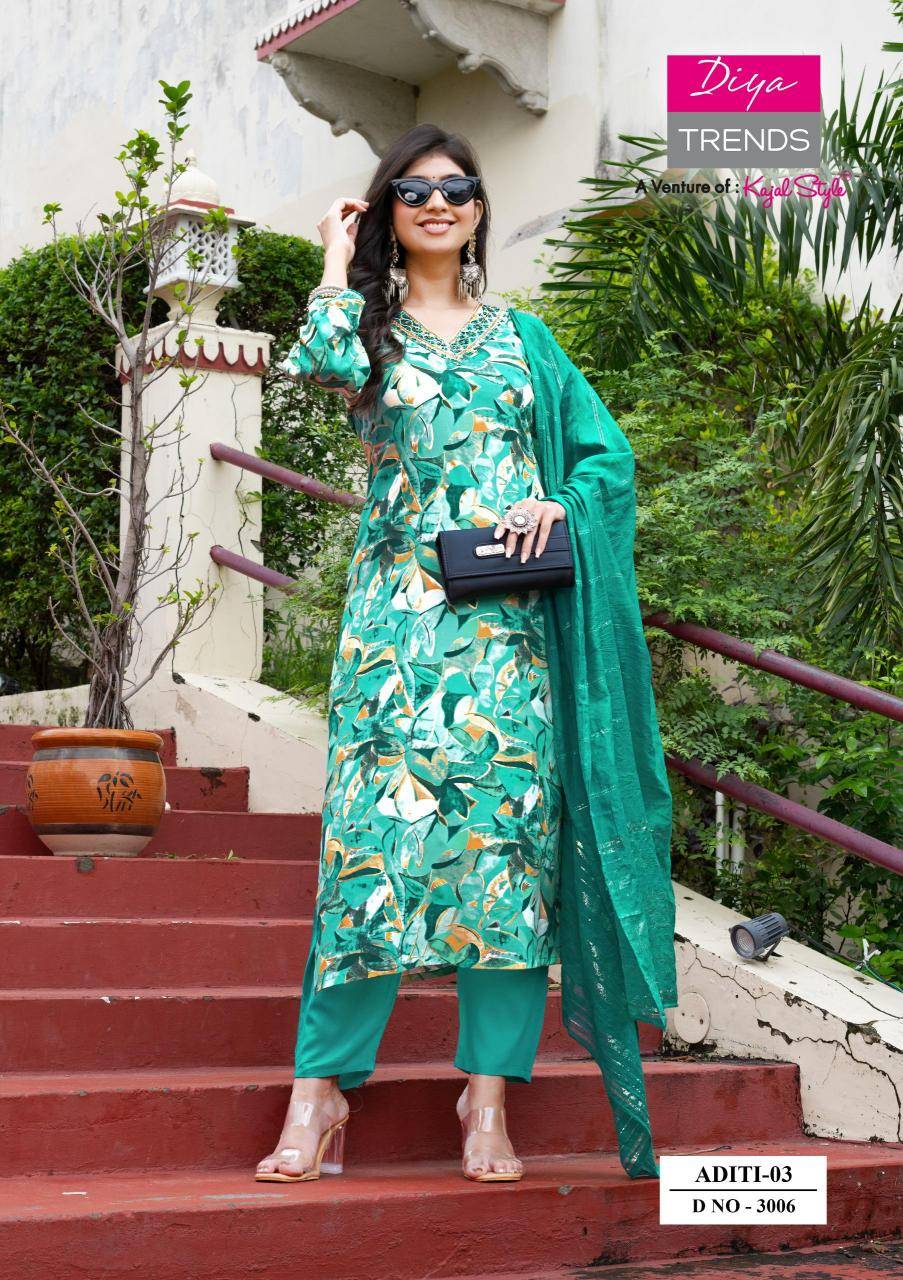 Diya trends aditi vol 3 wholesale kurti manufacturers in delhi