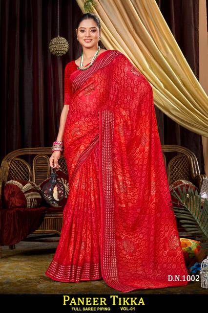 Shorya panner tikka indian wholesale saree