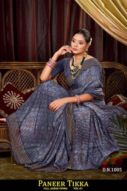 Shorya panner tikka indian wholesale saree