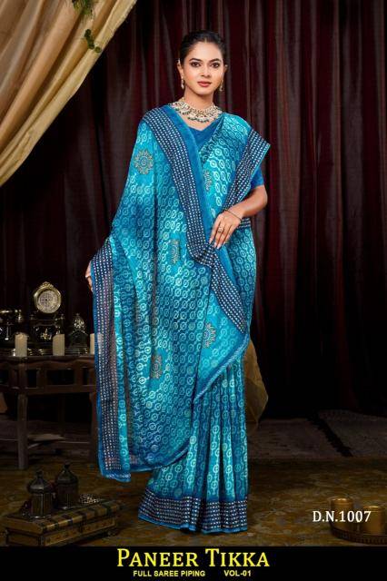 Shorya panner tikka indian wholesale saree