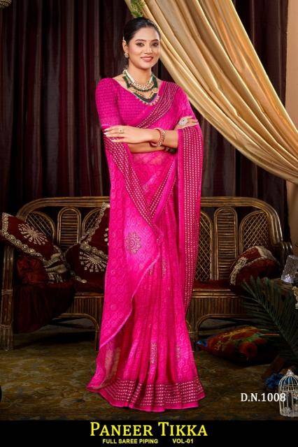 Shorya panner tikka indian wholesale saree