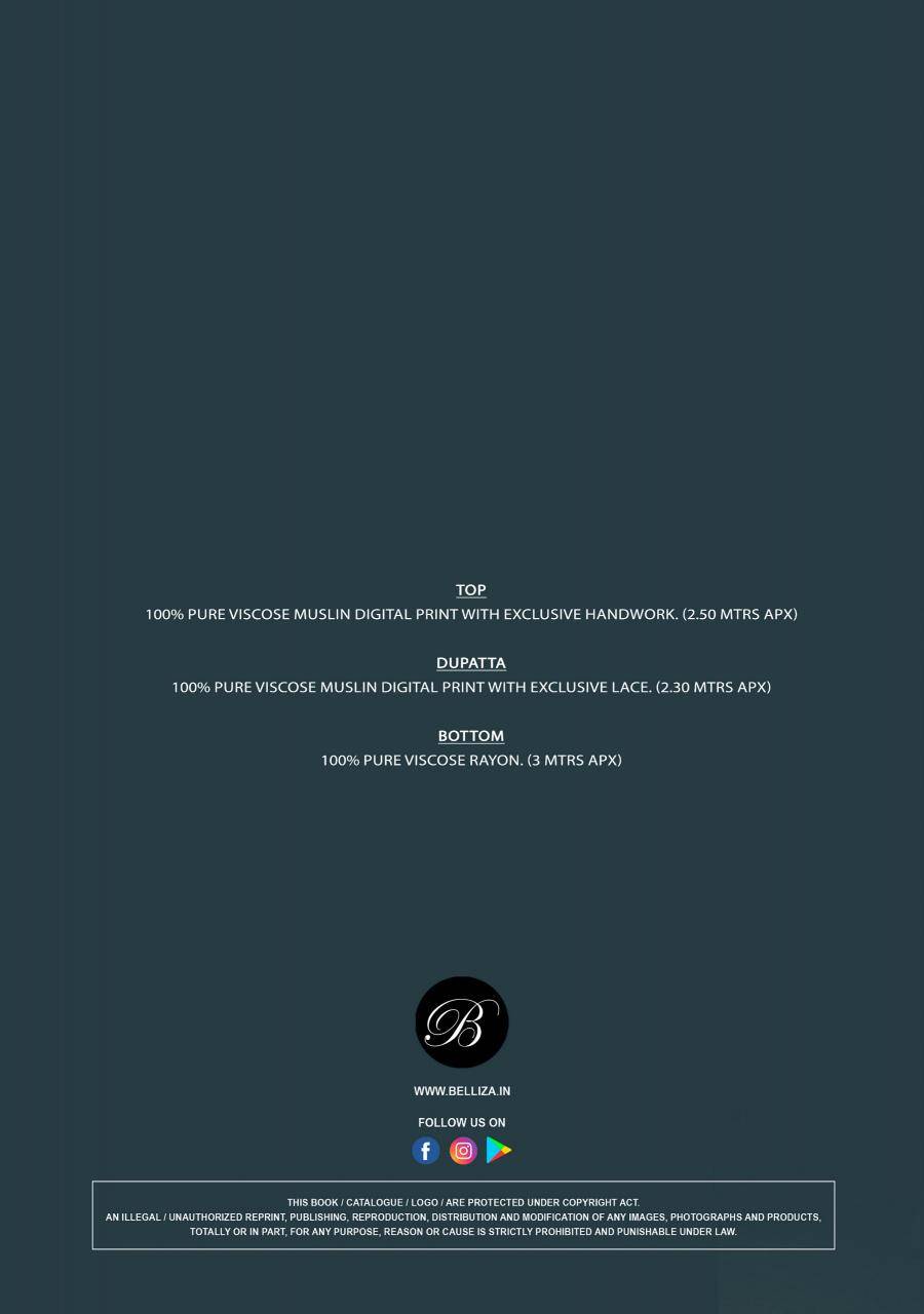Belliza kanika vol 5 dress wholesale india