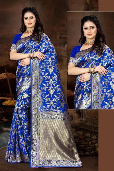 Triveni FF-40 banarasi silk indian saree wholesale in india