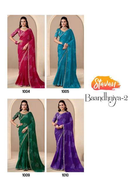 Shorya baandhniya vol 2 indian wholesale saree