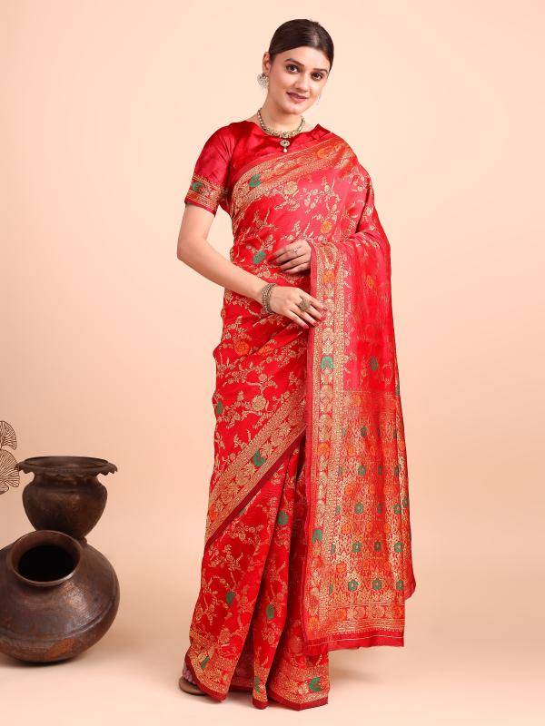 Triveni OT-04 banararsi silk Saree Distributors in Kolkata