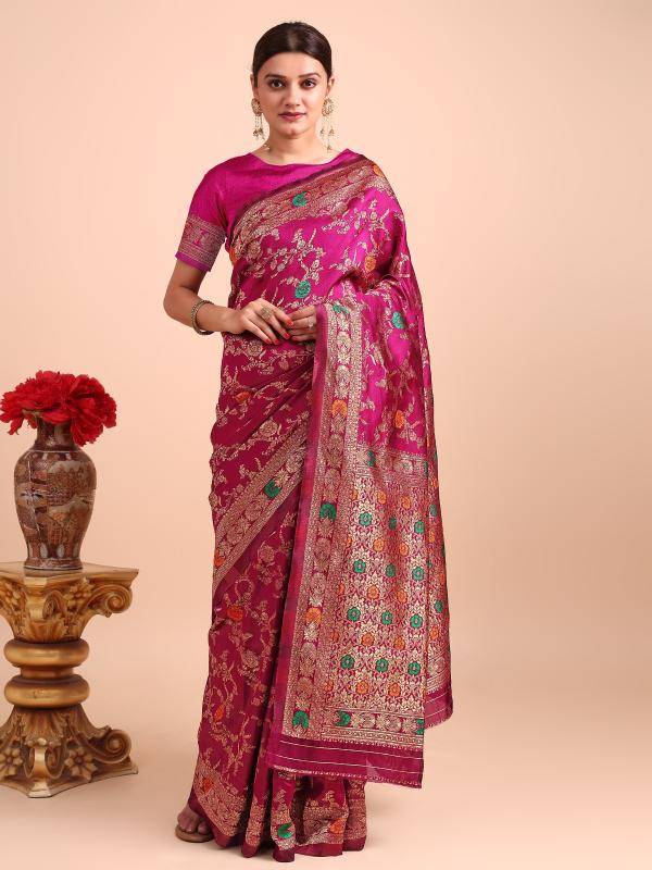 Triveni OT-04 banararsi silk Saree Distributors in Kolkata