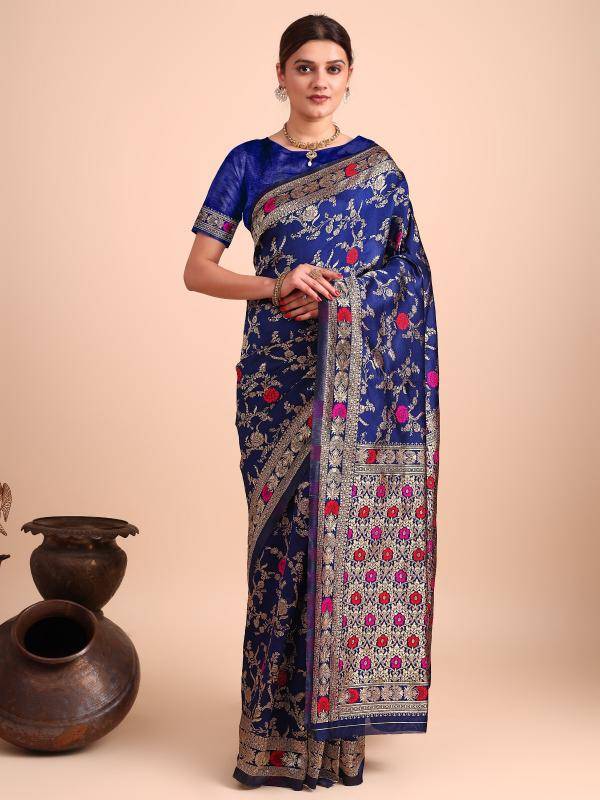 Triveni OT-04 banararsi silk Saree Distributors in Kolkata