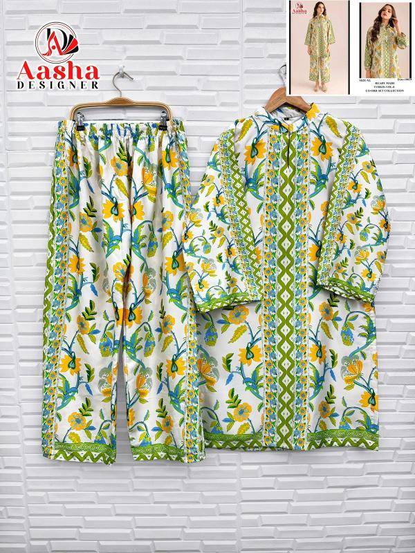 Karma aasha turkis vol 8 coord set Indian Kurti wholesaler