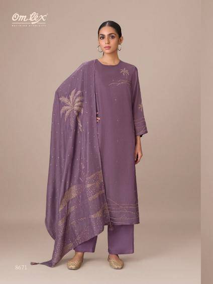 Omtex emilia Bridal dress material wholesale