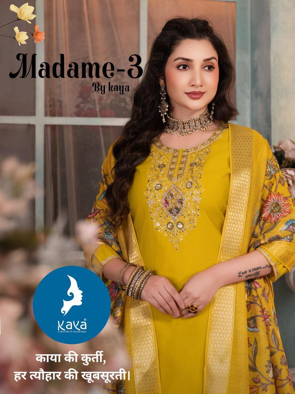 Kaya madame 3 kurti wholesale in india