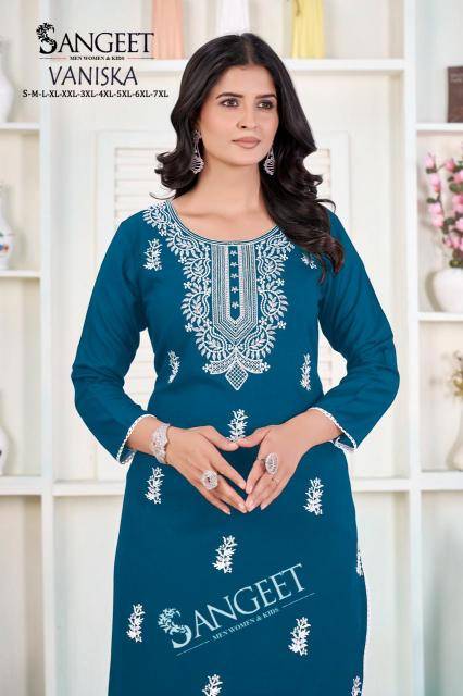 Sangeet vaniska best wholesale kurtis in india