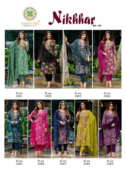Passion tree nikhaar vol 3 best wholesale kurti market in india