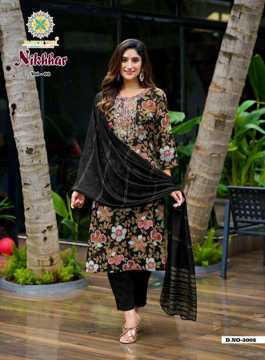 Passion tree nikhaar vol 3 best wholesale kurti market in india
