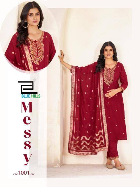 Blue hills messy kurti wholesale price