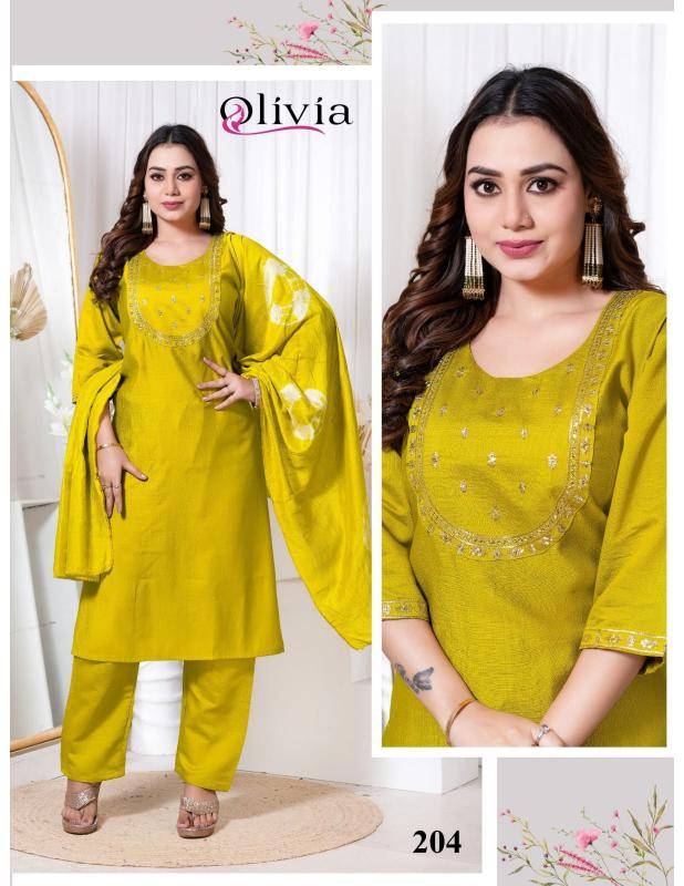 Shorya trendy olivia kurti pant set wholesale in surat