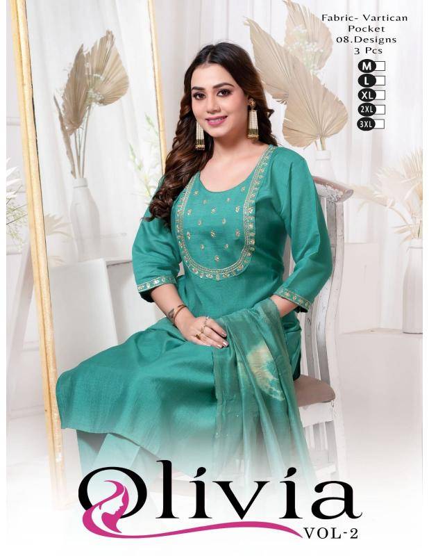 Shorya trendy olivia kurti pant set wholesale in surat