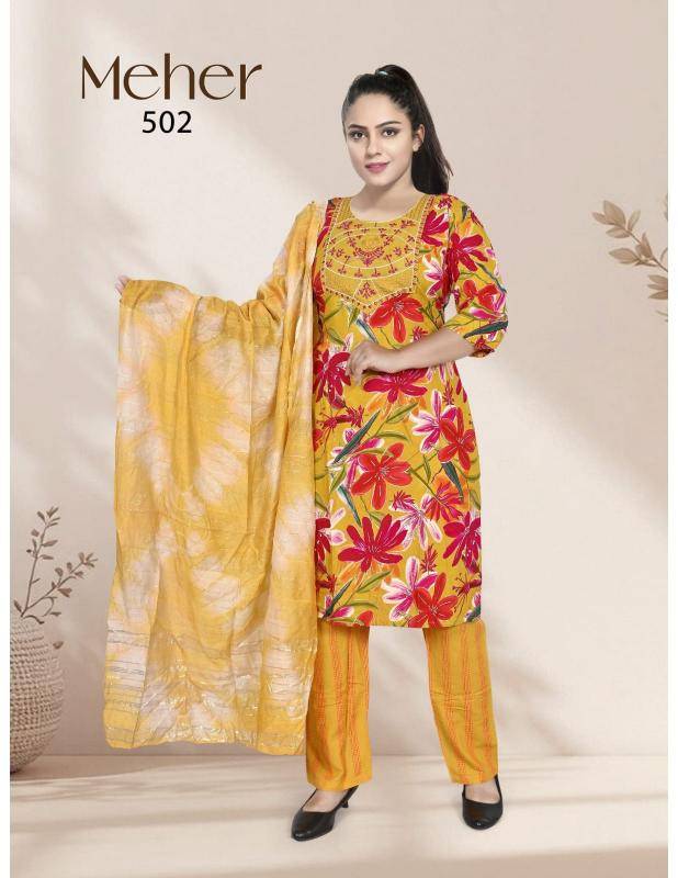 Shorya trendy meher vol 5 wholesale kurtis in surat with price